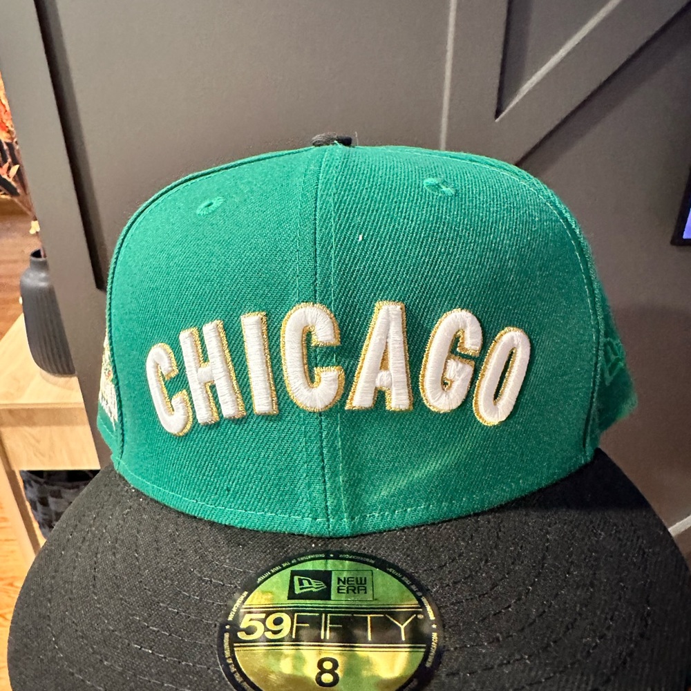 New Era Green Chicago Cubs Hat
